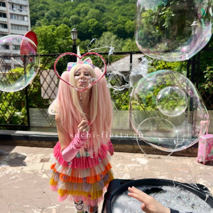 Шоу мыльных пузырей в Стерлитамаке