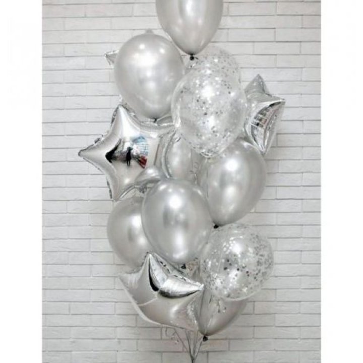 Фонтан шаров "Сильвер мун" в Стерлитамаке