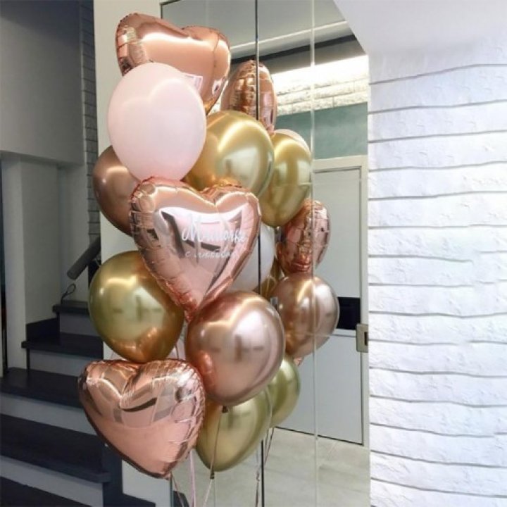 Фонтан шаров "От сердечка" в Стерлитамаке