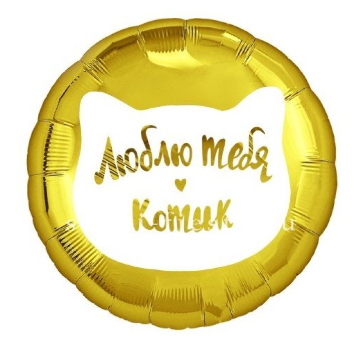 Фольгированный шар "Люблю тебя, Котик" в Стерлитамаке