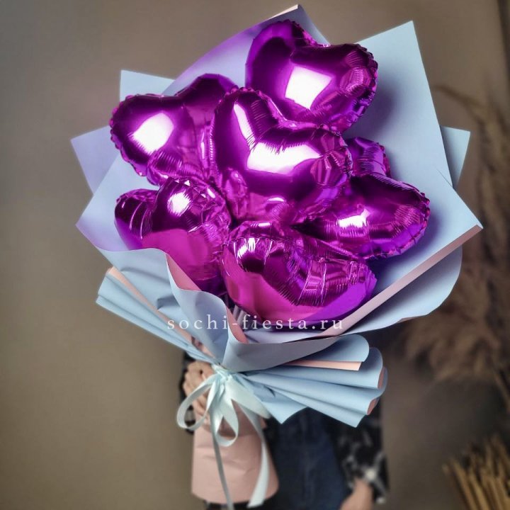 Букет из шаров сердец  в Стерлитамаке