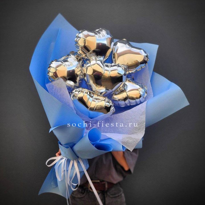 Букет из шаров сердец  №2 в Стерлитамаке