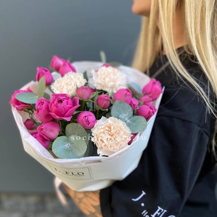 Букет с мисти бабблс №2 в Стерлитамаке