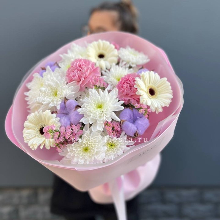 Букет цветов "Пинк спринг" в Стерлитамаке