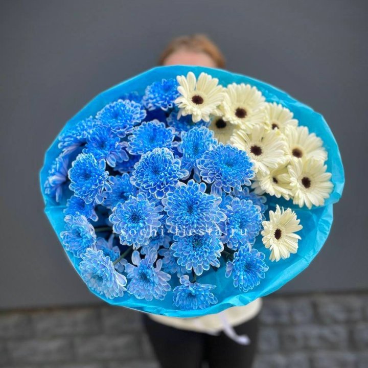 Букет хризантем и гербер в Стерлитамаке