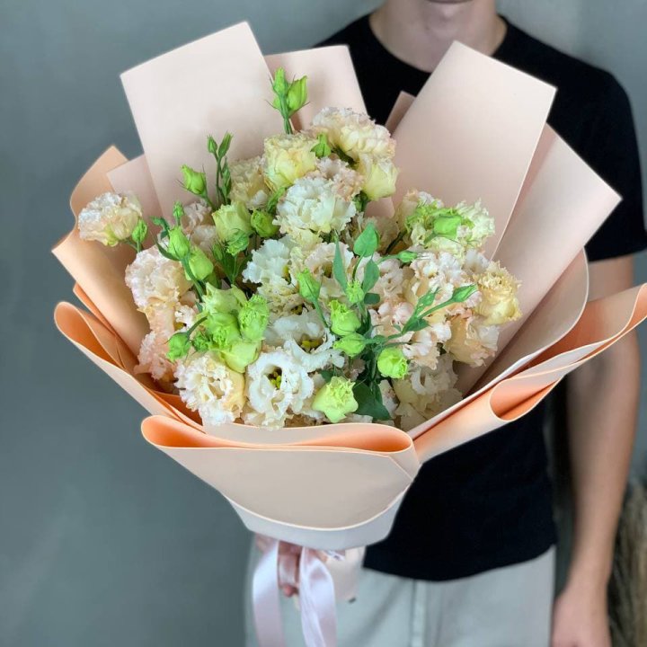 Букет эустом "Крем" в Стерлитамаке