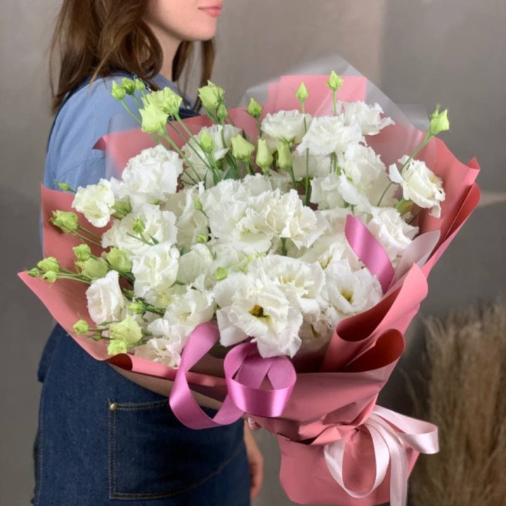 Букет эустом "Пудра" в Стерлитамаке