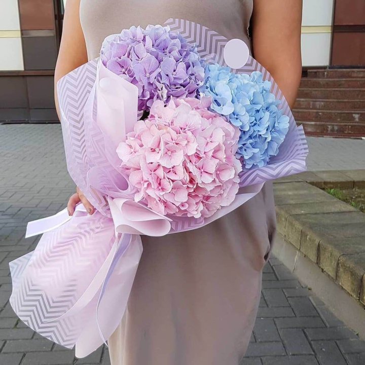 Букет гортензий "Пуф" в Стерлитамаке