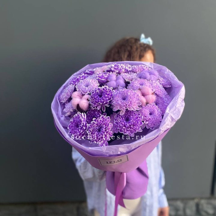 Хризантемы с хлопком в Стерлитамаке