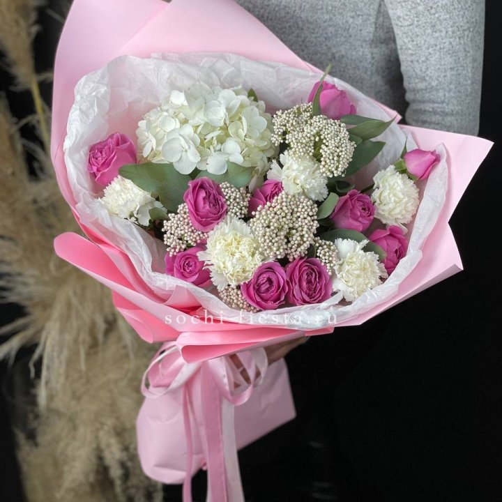 Букет с мисти бабблс №1 в Стерлитамаке