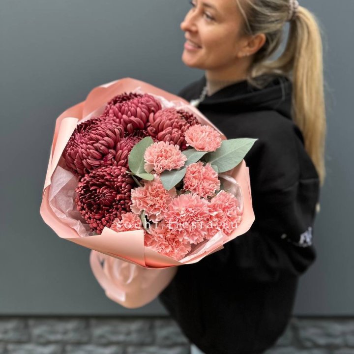 Дуо диантусы и бигуди в Стерлитамаке