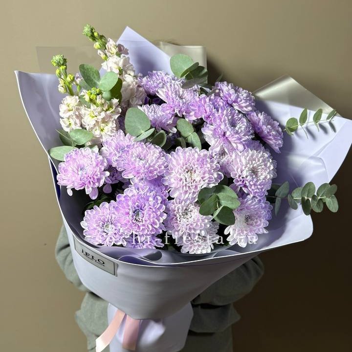 Дуо хризантема и маттиола в Стерлитамаке