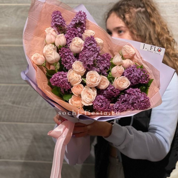 Букет "Лиловая весна" в Стерлитамаке