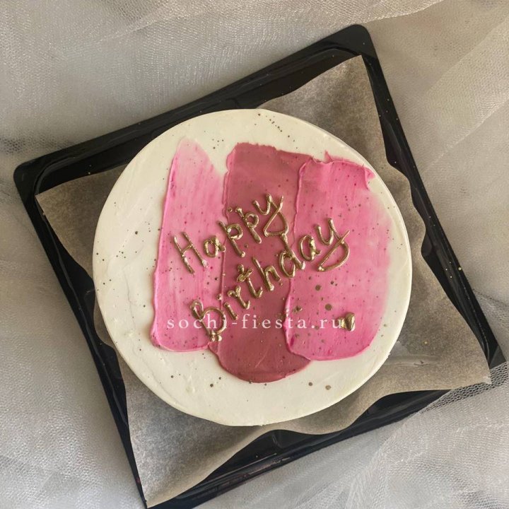 Бенто-торт "С днём рождения" пастель в Стерлитамаке