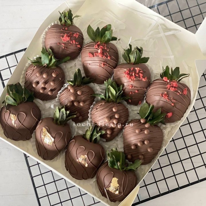 Клубника в шоколаде 12 ягод в Стерлитамаке