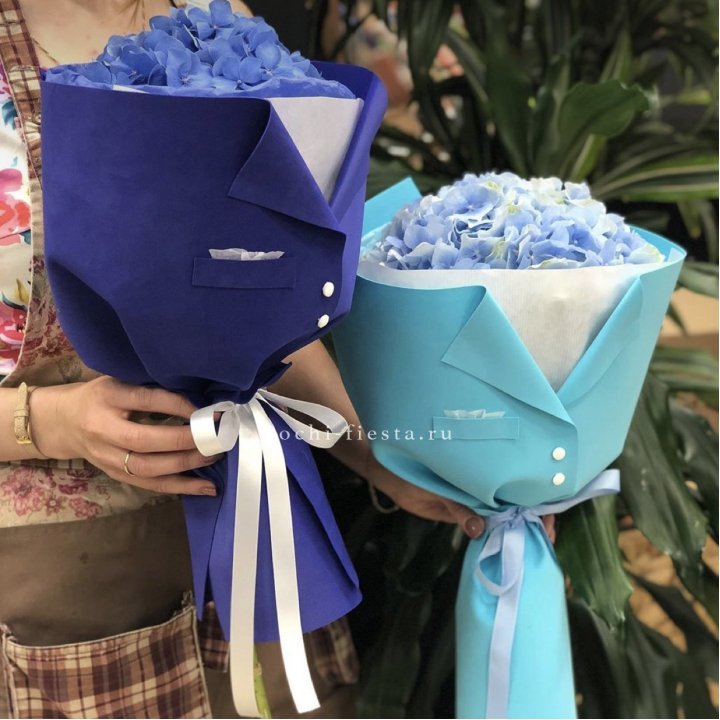 Букет с гортензией с пиджаком в Стерлитамаке