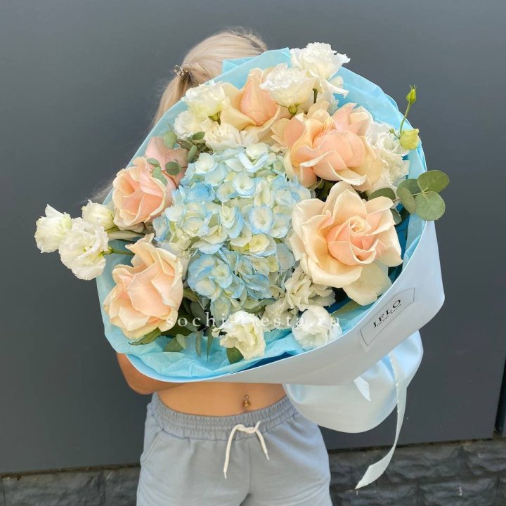 Сборный букет "Голубой закат" в Стерлитамаке