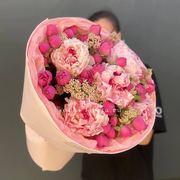 Букет с пионами "Преференс" в Стерлитамаке