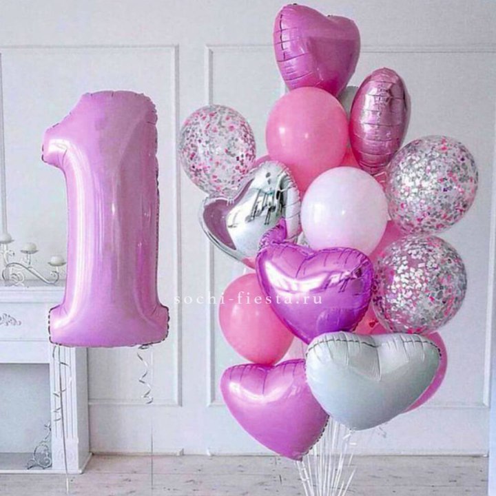 Набор шаров "С днем рождения" в Стерлитамаке