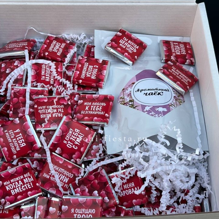 Набор Шоколад и Чай "101 причина любви" в Стерлитамаке