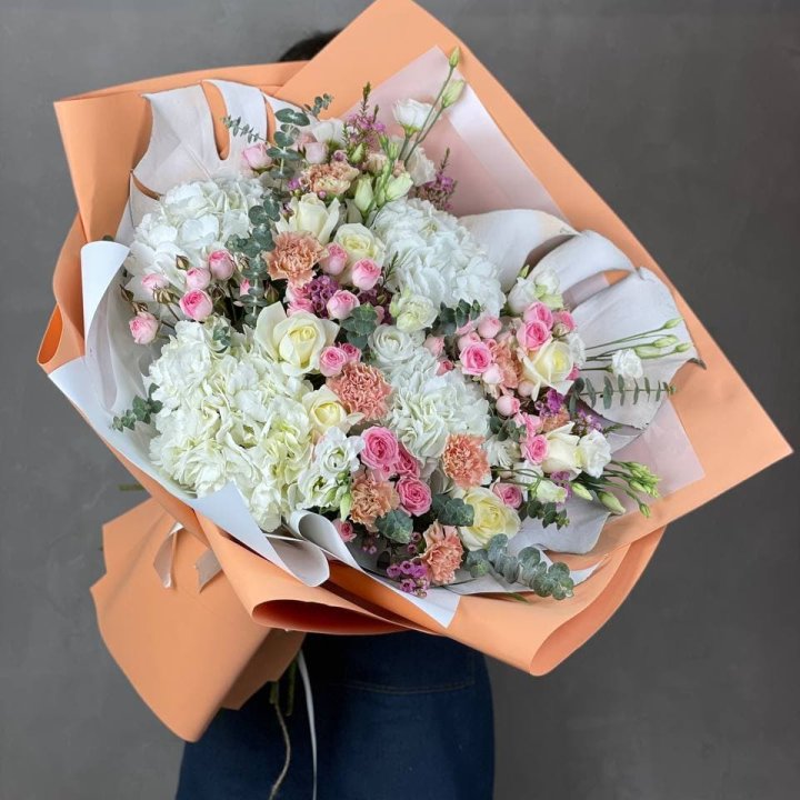 Макси-букет кремовый в Стерлитамаке