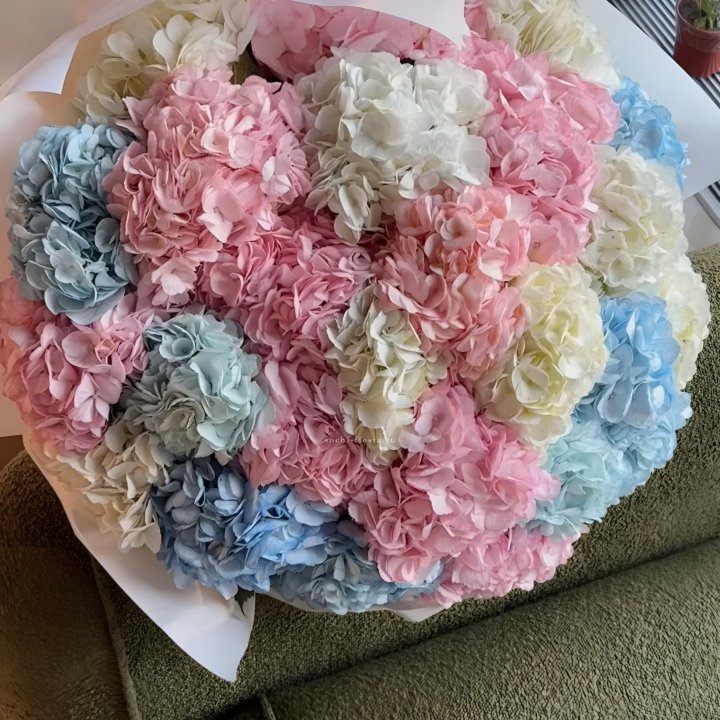 Букет гортензий микс в Стерлитамаке