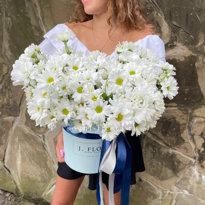 Коробка с хризантемами №2 в Стерлитамаке