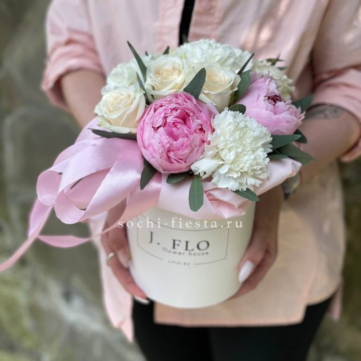 Цветочный бокс мини №2 в Стерлитамаке