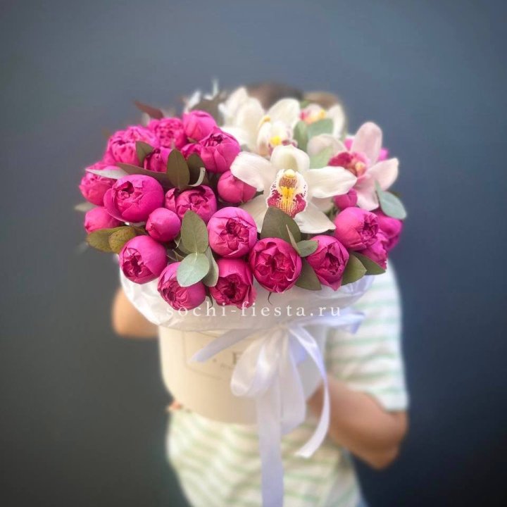 Бокс дуо мисти и орхидеи в Стерлитамаке