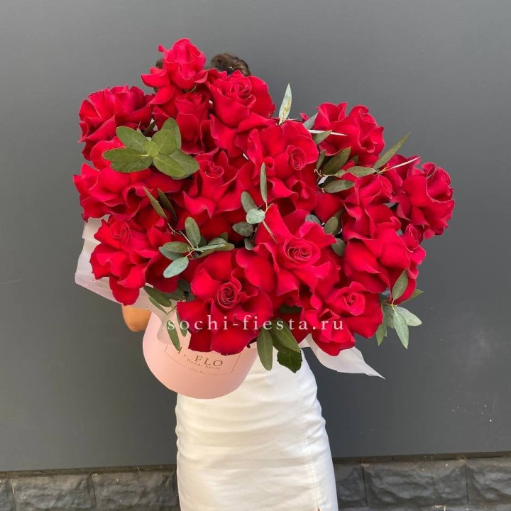 Бокс из 17 французских роз в Стерлитамаке