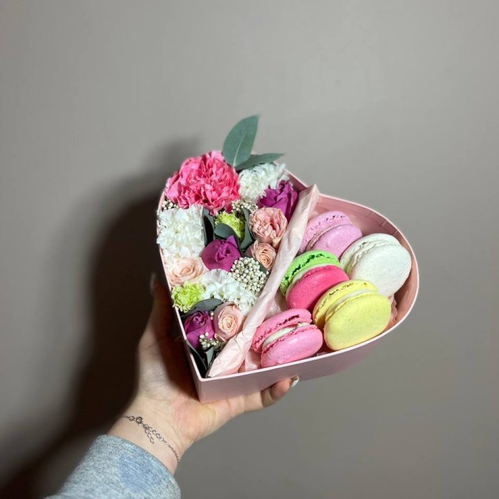 Дуо цветы и макаронсы в Стерлитамаке