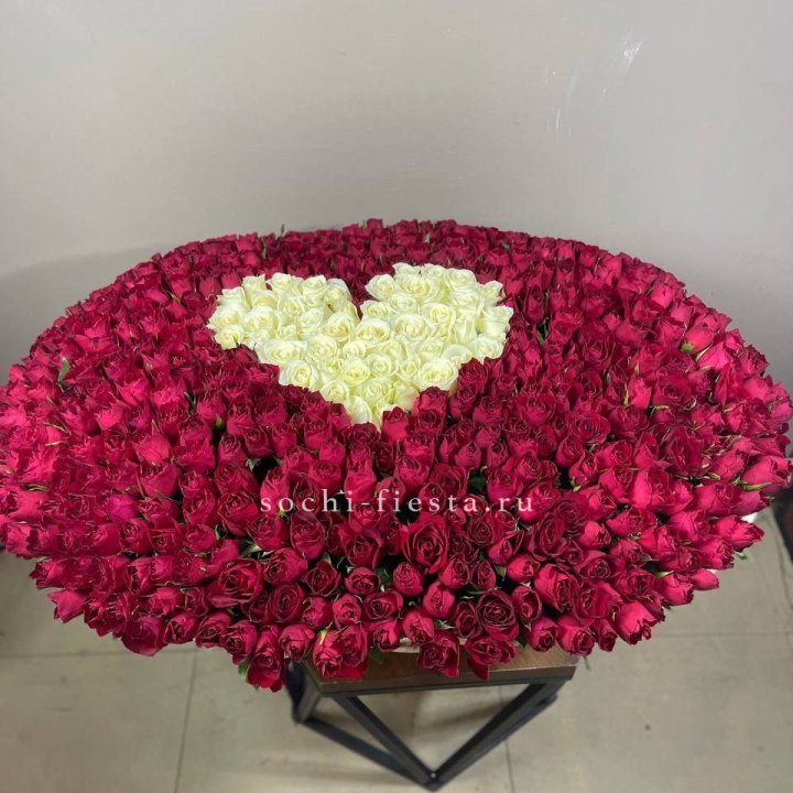 501 роза в корзине в Стерлитамаке