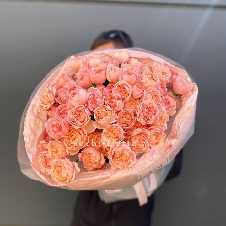 Букет из 21 пионовидной розы Джульетта в Стерлитамаке