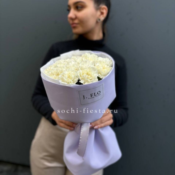 Букет белых диантусов в Стерлитамаке