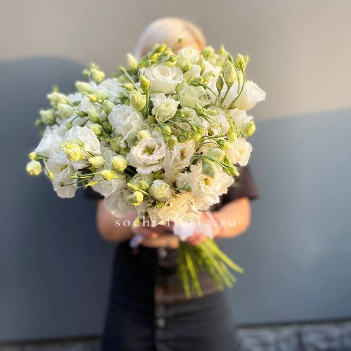 Букет эустом под ленту  в Стерлитамаке