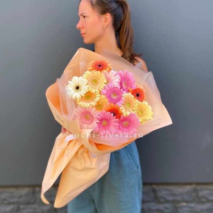 Букет разноцветных гербер в Стерлитамаке