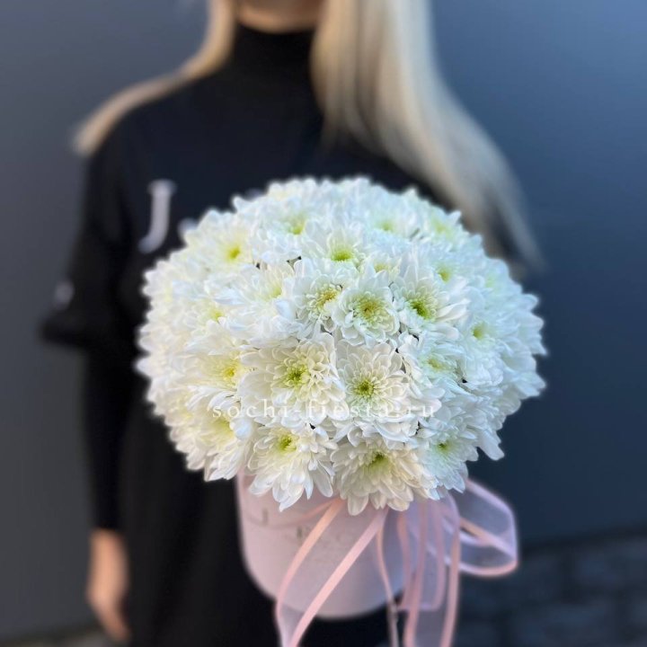 Коробка с хризантемами №1 в Стерлитамаке