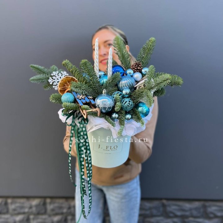 Композиция "Мери крисмас блю" в Стерлитамаке