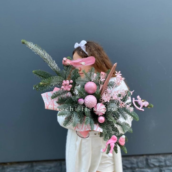 Композиция бокал розовый в Стерлитамаке