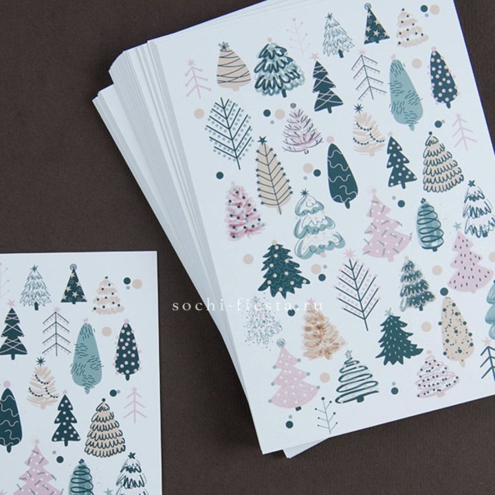 Открытка к букету "Елки" в Стерлитамаке