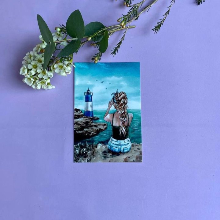 Открытка к букету "Океан" в Стерлитамаке