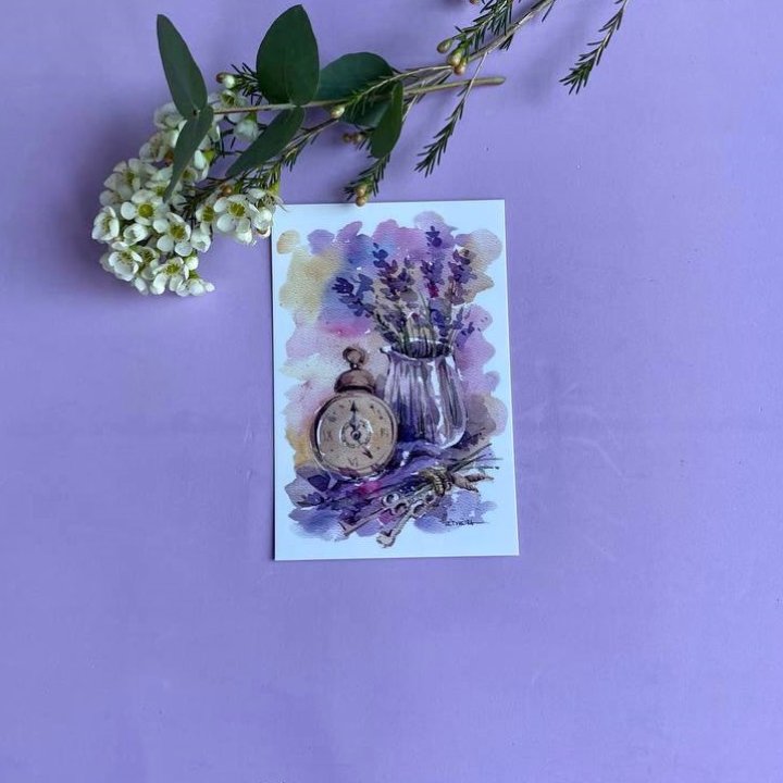 Открытка к букету "Часы" в Стерлитамаке