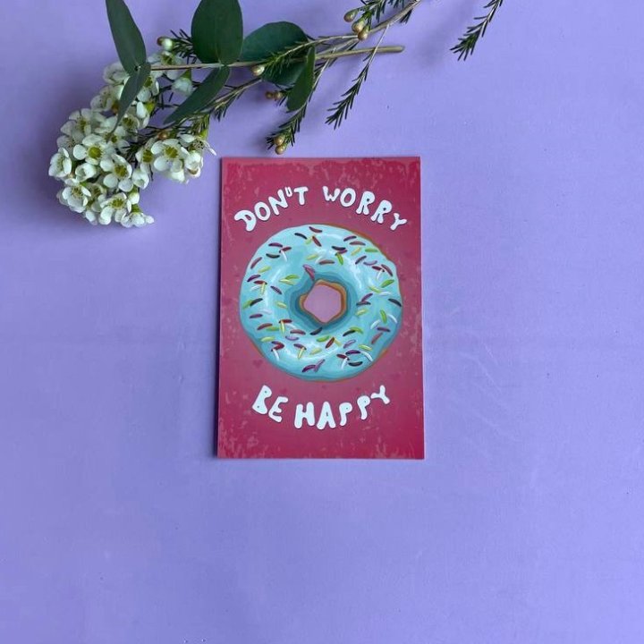 Открытка к букету "Не волнуйся..." в Стерлитамаке