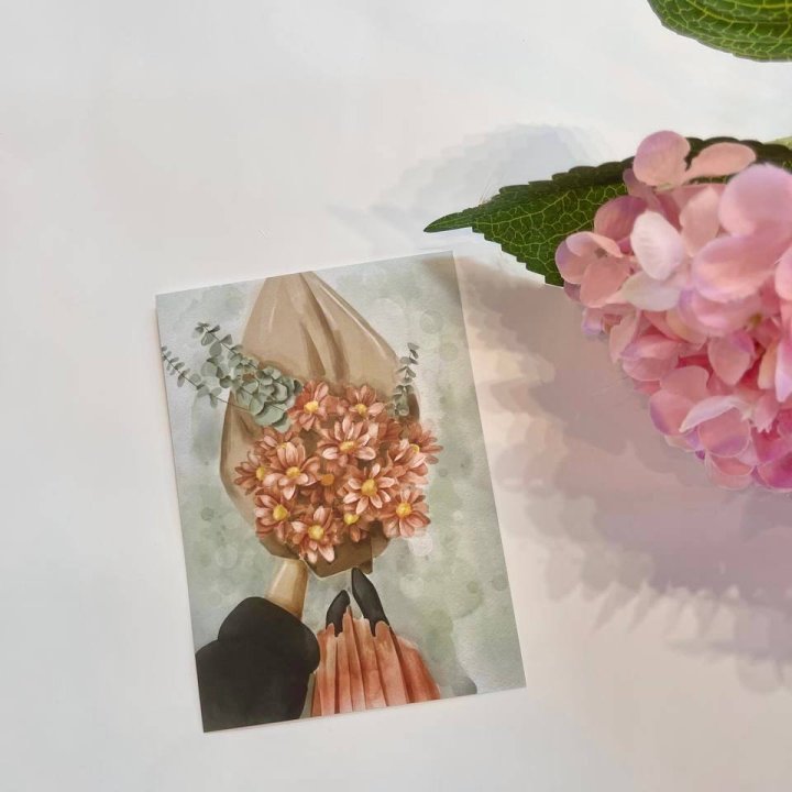 Открытка к букету "Букет" в Стерлитамаке