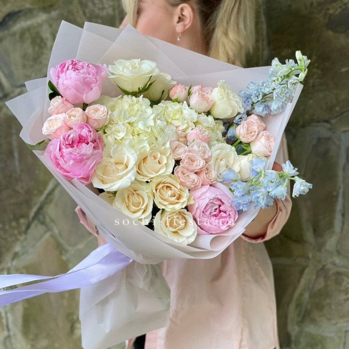 Букет с пионами "Богема" в Стерлитамаке