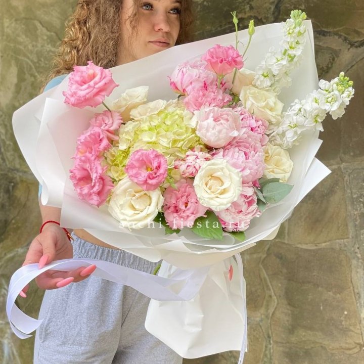 Букет с пионами №3 в Стерлитамаке