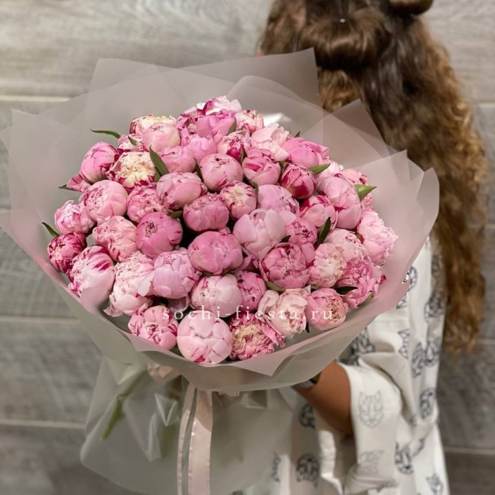 51 розовый пион в Стерлитамаке
