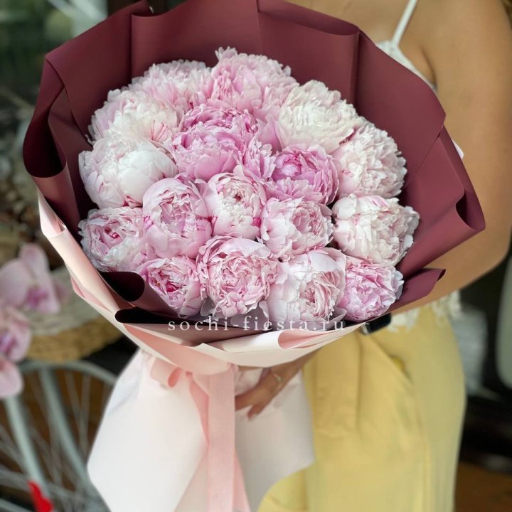 Букет с пионами №5 в Стерлитамаке
