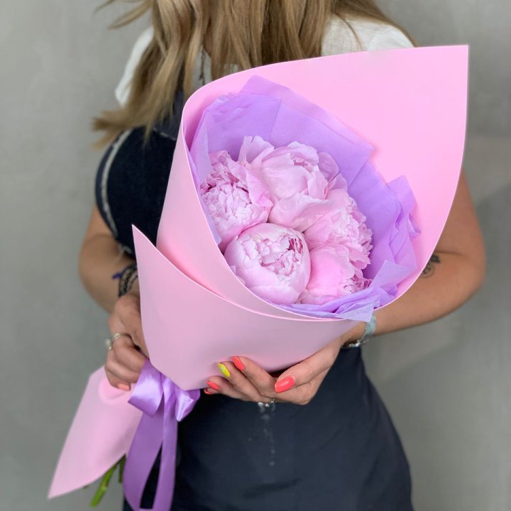 Букет пионов "Файв" в Стерлитамаке