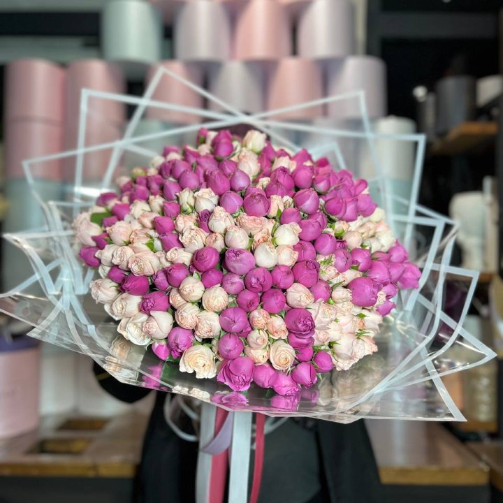 101 кустовая пионовидная роза в Стерлитамаке